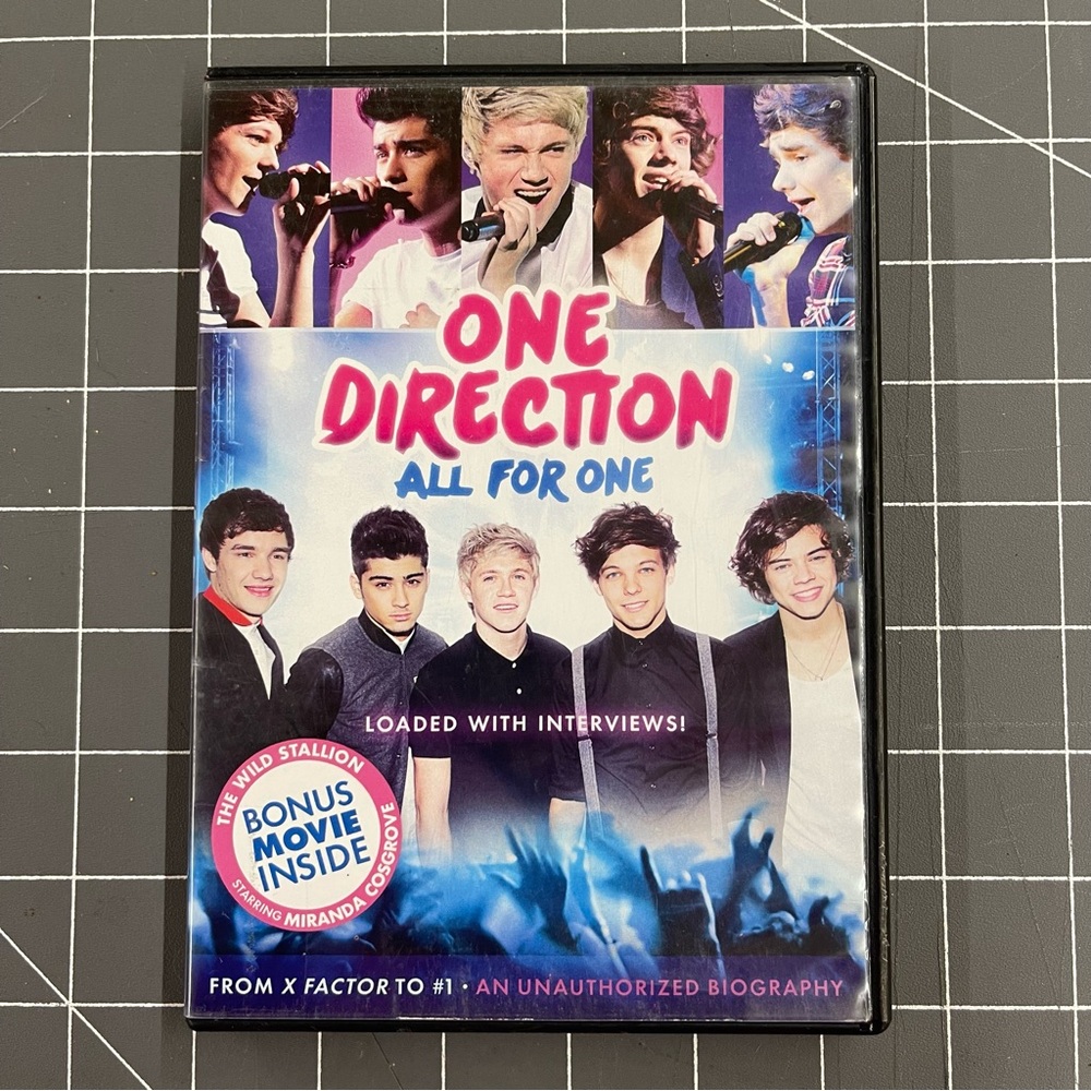 One Direction All For One with Miranda Cosgrove The Wild Stallion 2012 DVD